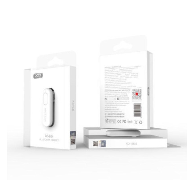 XO Bluetooth-гарнітура XO BE4 Black (XO-BE4-BK)