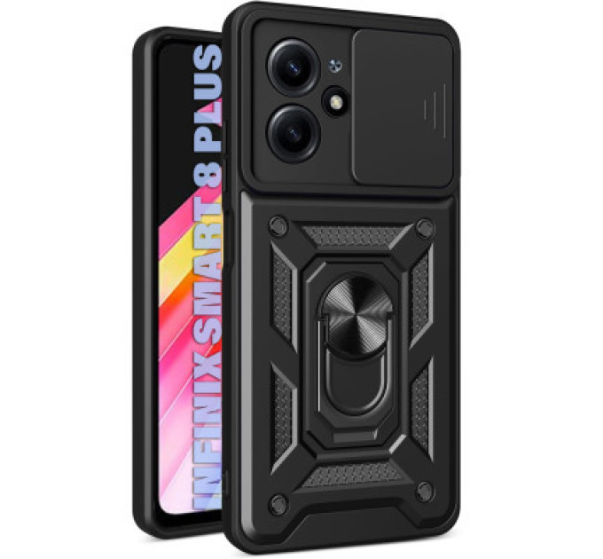 BeCover Чохол до мобільного телефона BeCover Military Infinix Smart 8 Plus (X6526) Black (711001)