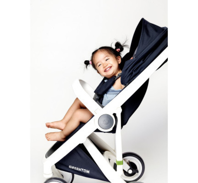 Greentom Коляска Greentom Classic Blue-White (8718858972319)