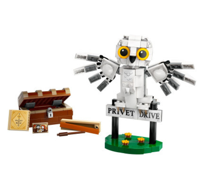 LEGO Конструктор LEGO Harry Potter Гедвіґа на Тисовій вулиці, 4 337 деталей (76425)