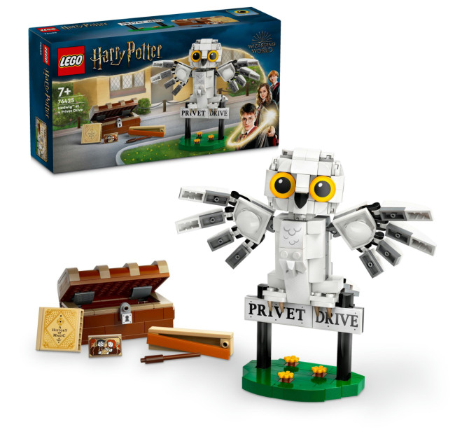 LEGO Конструктор LEGO Harry Potter Гедвіґа на Тисовій вулиці, 4 337 деталей (76425)