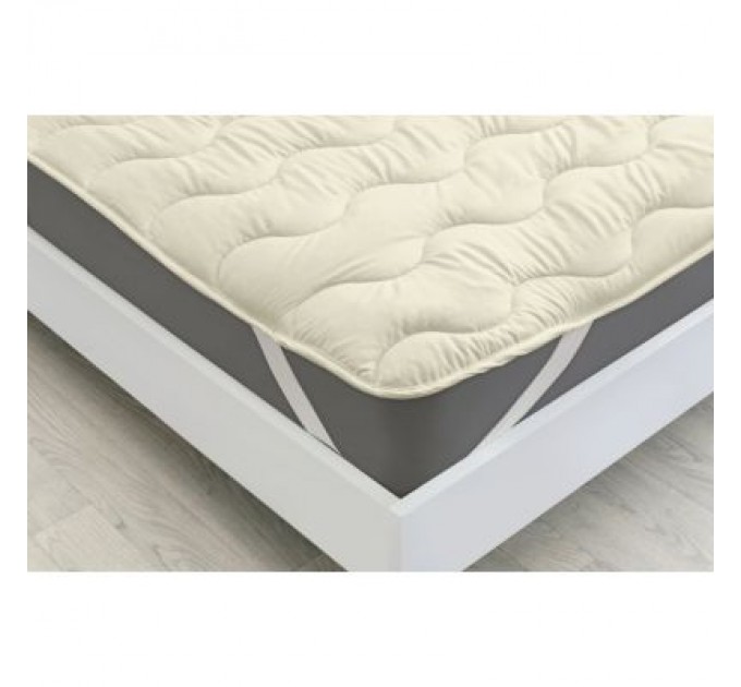 MirSon Наматрацник MirSon Eco Light №1717 Wool Air-line на резинці по кутках Pink 120x200 см (2200002889278)