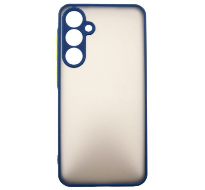 Dengos Чохол до мобільного телефона Dengos Samsung Galaxy A55 5G + Glass Blue (DG-KM-93)