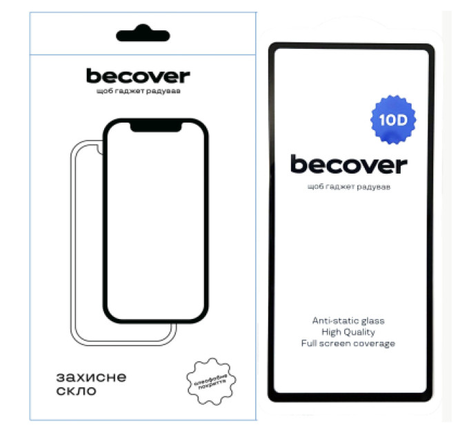 BeCover Скло захисне BeCover Google Pixel 7a 10D Black (711490)