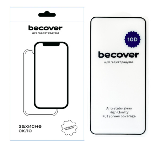BeCover Скло захисне BeCover Poco X5 10D Black (711340)