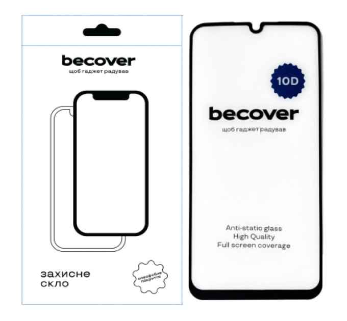 BeCover Скло захисне BeCover Samsung Galaxy A24 4G SM-A245 10D Black (711350)