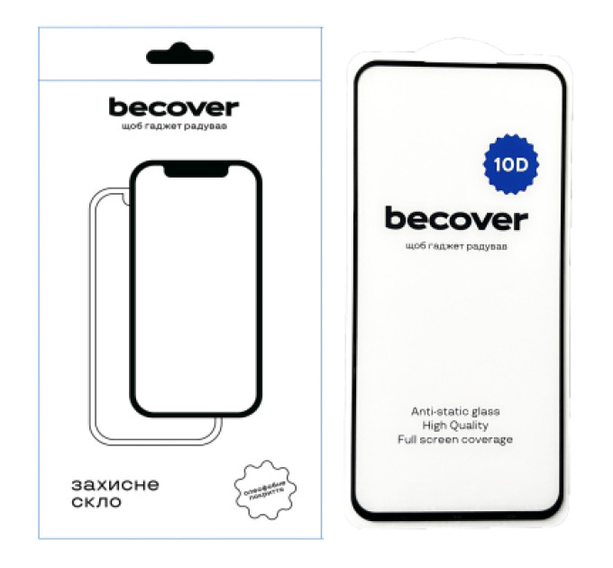 BeCover Скло захисне BeCover Samsung Galaxy A54 5G SM-A546 10D Black (711354)