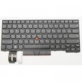 Lenovo Клавіатура ноутбука Lenovo ThinkPad E480/L480 черная с черной,трек (A46073)