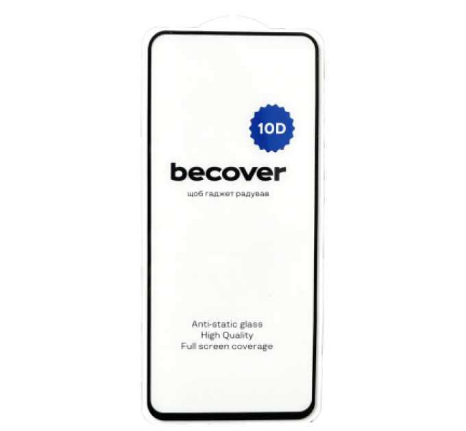 BeCover Скло захисне BeCover Xiaomi Redmi 12 4G 10D Black (711369)