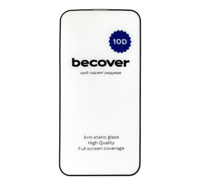 BeCover Скло захисне BeCover Apple iPhone 13 10D Black (711513)