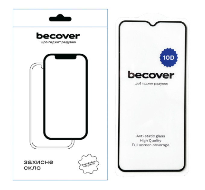 BeCover Скло захисне BeCover Nokia G22 10D Black (711521)