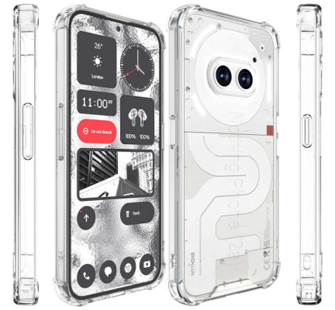 BeCover Чохол до мобільного телефона BeCover Anti-Shock Nothing Phone (2a) Clear (711793)