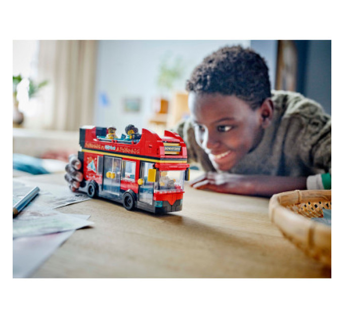 LEGO Конструктор LEGO City Червоний двоповерховий екскурсійний автобус (60407)