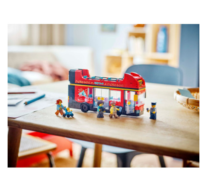 LEGO Конструктор LEGO City Червоний двоповерховий екскурсійний автобус (60407)