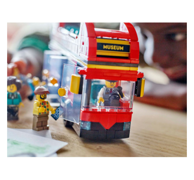 LEGO Конструктор LEGO City Червоний двоповерховий екскурсійний автобус (60407)