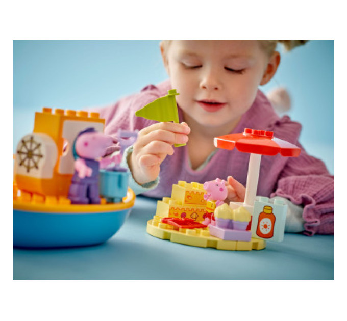LEGO Конструктор LEGO DUPLO Peppa Pig Морська прогулянка Пеппи на човні (10432)