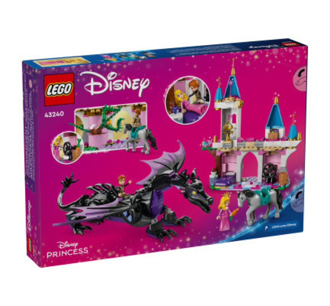 LEGO Конструктор LEGO Disney Драконяча форма Малефісенти (43240)