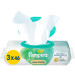 Pampers Дитячі вологі серветки Pampers Harmonie New baby 3 пачки х 46 шт (8700216201025)