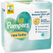 Pampers Дитячі вологі серветки Pampers Harmonie New baby 4 пачки х 46 шт (8006540815762)