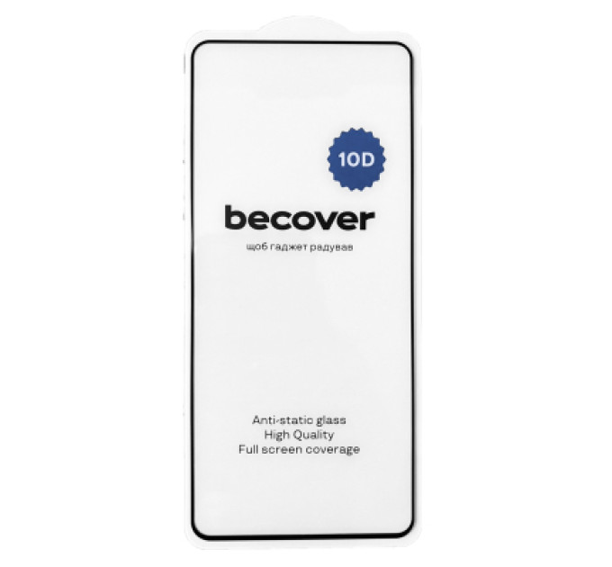 BeCover Скло захисне BeCover Tecno POVA 6 Neo (LI6) 10D Black (711827)