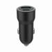 Gembird Зарядний пристрій Gembird 1xUSB-A (18W QC3.0) + 1xUSB-C (20W PD) black (TA-UC-A2PDQC20-CAR-01)