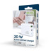 Gembird Зарядний пристрій Gembird 1xUSB-A + 1 Type-C (PD20Вт + QC3.0 18Вт) white (TA-UC-PDQC20L-W-01)