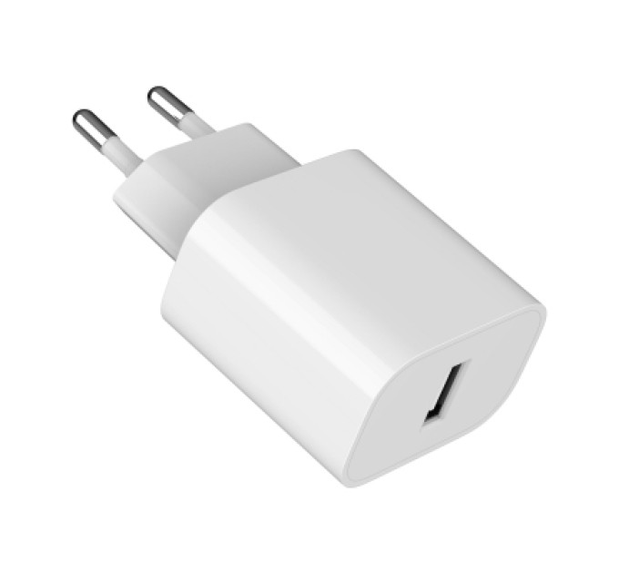 Gembird Зарядний пристрій Gembird 1xUSB-A 5V/2.4A (12W) white (TA-UC-1A12-01)