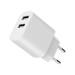 Gembird Зарядний пристрій Gembird 2 USB-A 5V/2.4A (12W) white (TA-UC-2A12-01)