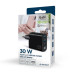 Gembird Зарядний пристрій Gembird 2хUSB-A (QC3.0 18W) + 1хType-C (PD20W) LCD black (TA-UC-PDQC30LCD-BK-02)