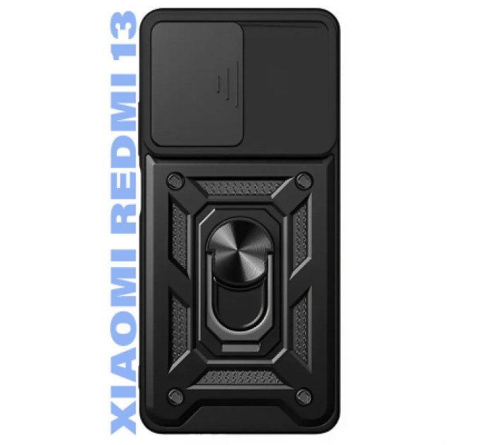 BeCover Чохол до мобільного телефона BeCover Military Xiaomi Redmi 13 Black (711551)
