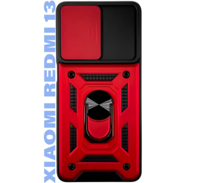BeCover Чохол до мобільного телефона BeCover Military Xiaomi Redmi 13 Red (711554)