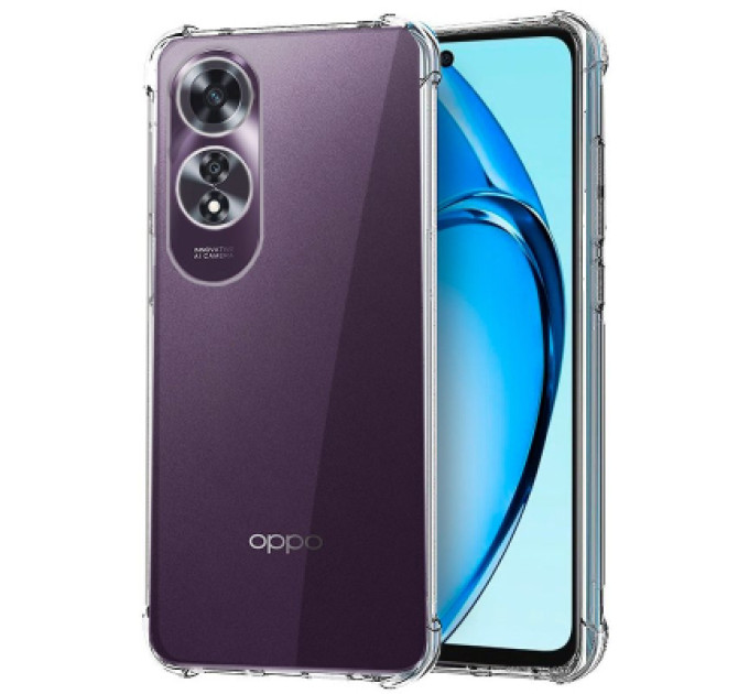 BeCover Чохол до мобільного телефона BeCover Anti-Shock Oppo A60 Clear (711897)
