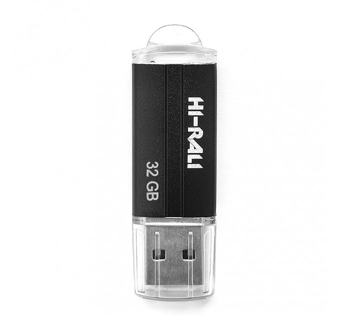 Hi-Rali Флеш-накопичувач USB 32GB Hi-Rali Corsair Series Black (HI-32GBCORBK)