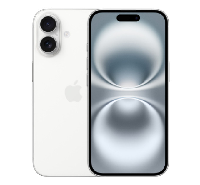 Apple Мобільний телефон Apple iPhone 16 128GB White (MYE93)