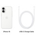 Apple Мобільний телефон Apple iPhone 16 128GB White (MYE93)