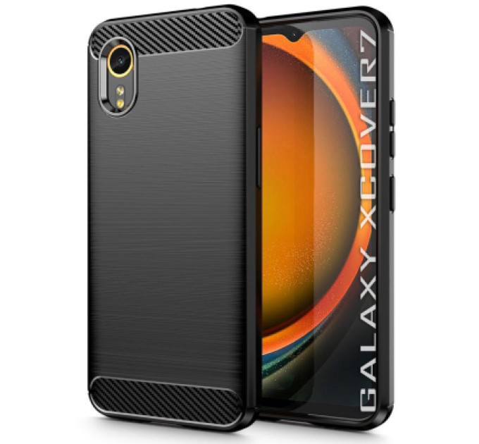 BeCover Чохол до мобільного телефона BeCover Carbon Series Samsung Galaxy Xcover7 Black (711892)