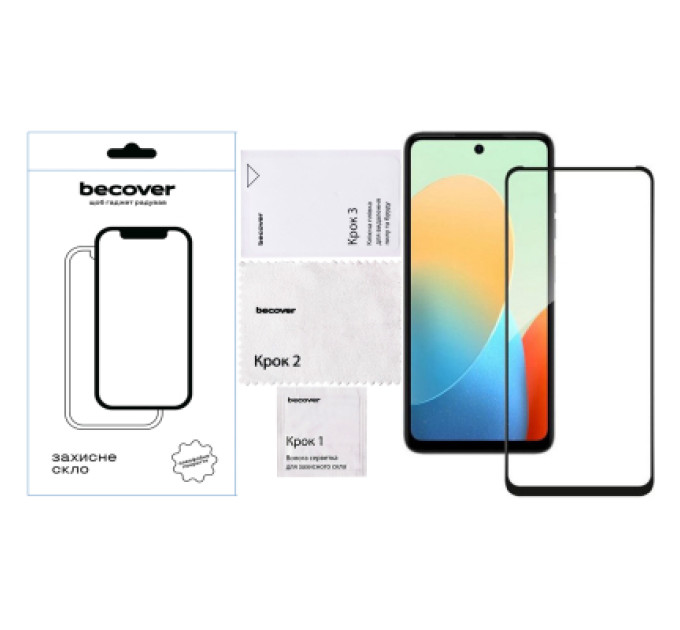 BeCover Скло захисне BeCover Nubia V60 Black (711976)