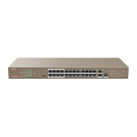 Комутатор мережевий Tenda TEF1126P-24-250W
