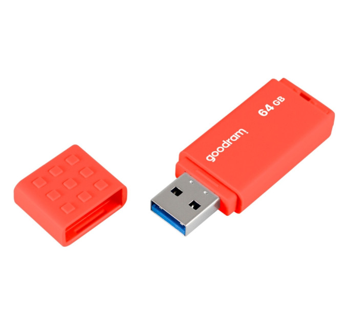 Goodram USB флеш накопичувач Goodram 64GB UME3 Orange USB 3.0 (UME3-0640O0R11)