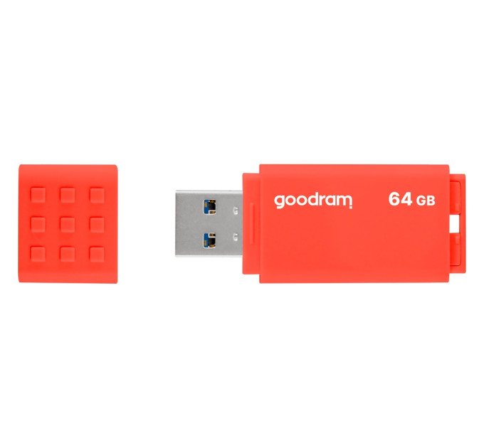 Goodram USB флеш накопичувач Goodram 64GB UME3 Orange USB 3.0 (UME3-0640O0R11)