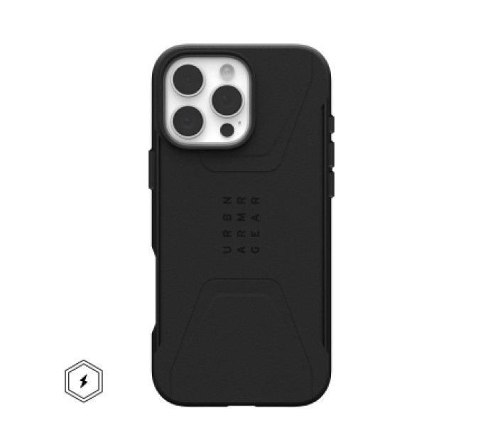 UAG Чохол до мобільного телефона UAG iPhone 16 Pro Max Civilian Magsafe Black (114445114040)