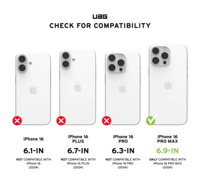 UAG Чохол до мобільного телефона UAG iPhone 16 Pro Max Monarch Pro Magsafe Carbon Fiber (114457114242)