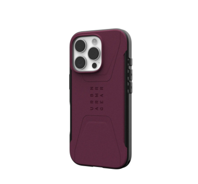 UAG Чохол до мобільного телефона UAG iPhone 16 Pro Civilian Magsafe Bordeaux (114444119049)