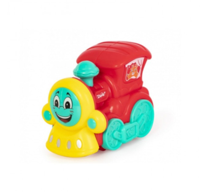 Baby Team Розвиваюча іграшка Baby Team інерційний поїзд червоний (8620_паровозик_червоний)