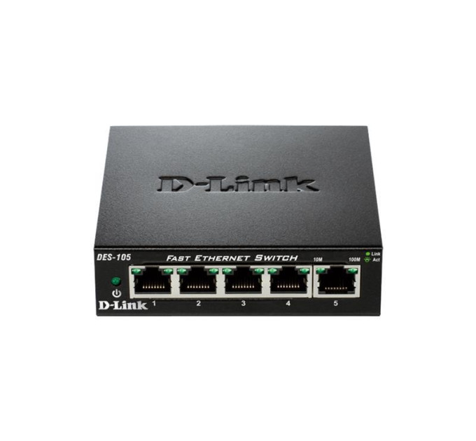 D-Link Комутатор мережевий D-Link DES-105