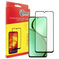 Скло захисне Dengos Full Glue Realme C63 (black) (TGFG-370)