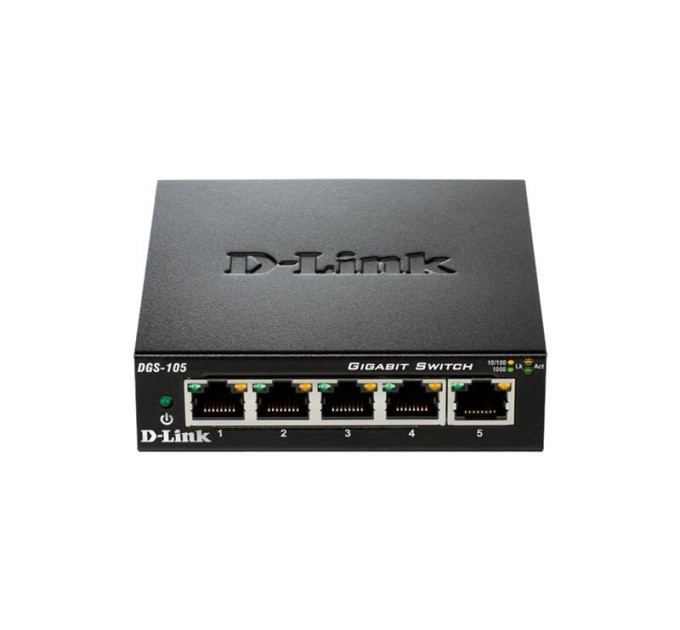 D-Link Комутатор мережевий D-Link DGS-105