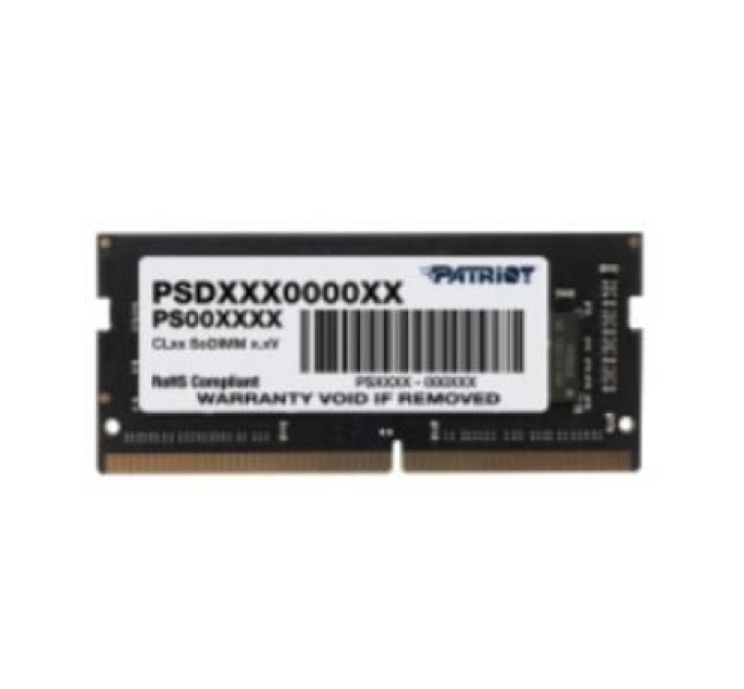 Patriot Модуль пам'яті для ноутбука SoDIMM DDR4 4GB 2666 MHz Patriot (PSD44G266681S)