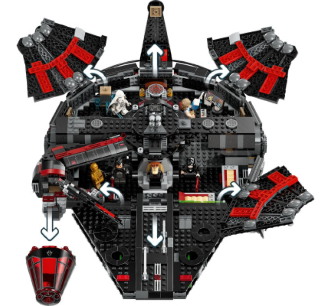 LEGO Конструктор LEGO Star Wars Темний сокіл (75389)