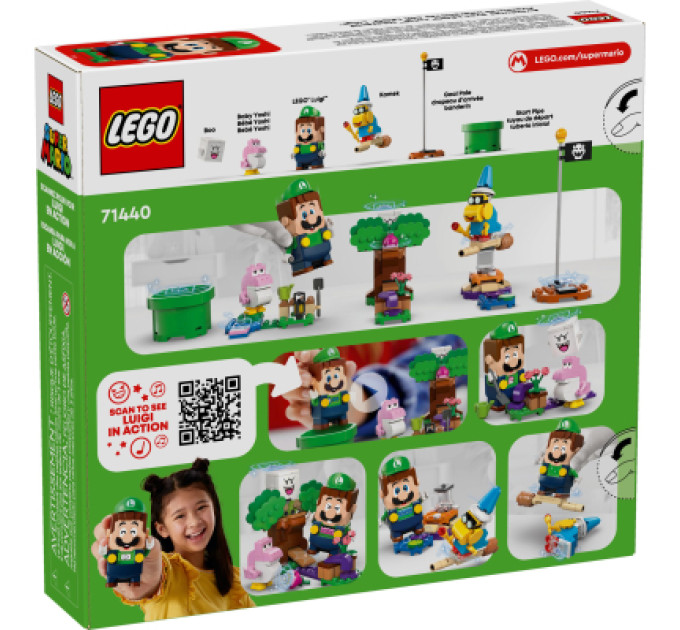 LEGO Конструктор LEGO Super Mario Пригоди з інтерактивним LEGO Луїджі (71440)